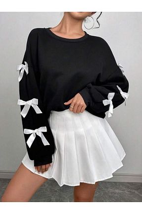 سوئیشرت مشکی زنانه ساده NATUFIAN STORE - کد 879930887