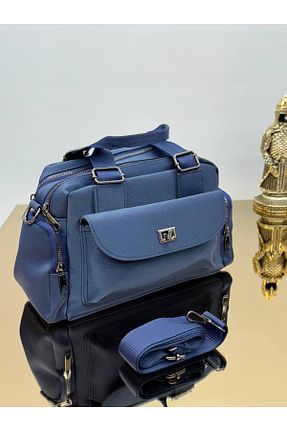 کیف دوشی آبی زنانه چرم مصنوعی YOGII - کد 880000110