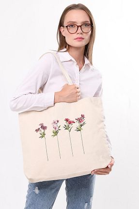 کیف دوشی بژ زنانه پارچه ای Çınar Bez Çanta - کد 224627108