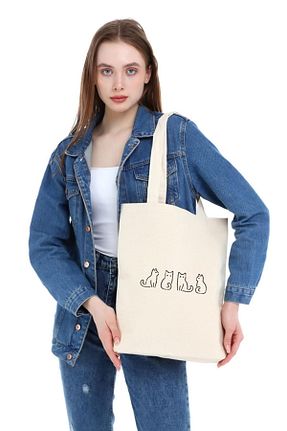 کیف دوشی بژ زنانه پارچه ای Çınar Bez Çanta - کد 49668421