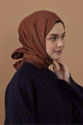 شال قهوه ای زنانه Modakaşmir - کد 879994778