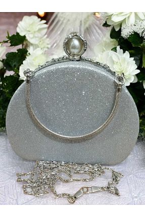 کیف مجلسی طوسی زنانه Jale - کد 880001351