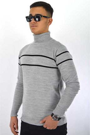 پلیور طوسی مردانه رگولار SAYZEN - کد 879995941