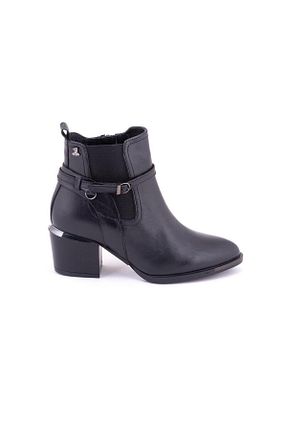 بوت / نیم بوت مشکی زنانه پاشنه ضخیم Venüs - کد 864121933
