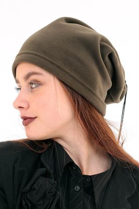 کلاه پشمی خاکی زنانه Polar 4S1B FASHION - کد 880004519
