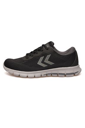 کفش پیاده روی مشکی زنانه چرم مصنوعی hummel - کد 848458682