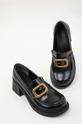کفش لوفر مشکی زنانه چرم مصنوعی SOHO - کد 877586607