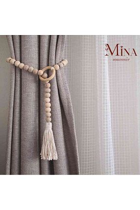 اکسسوری پرده بژ Mina Souvenir - کد 871004685