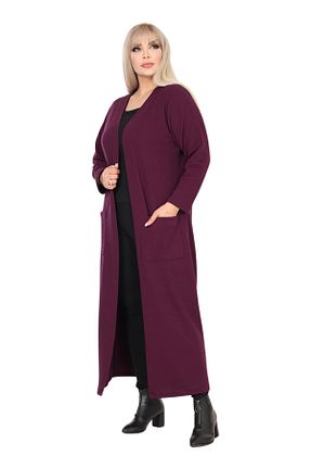 رویه سایز بزرگ بنفش زنانه ویسکون پلی استر MELSAY - کد 869617649