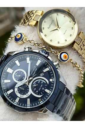ساعت مچی سرمه ای زنانه 41-45 میلی متر Ferrucci - کد 880043267