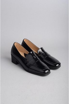 کفش پاشنه بلند کلاسیک مشکی زنانه چرم SEÇ KUNDURA - کد 880052340