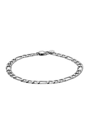 دستبند جواهر متالیک مردانه Fossil Jewel - کد 895523319