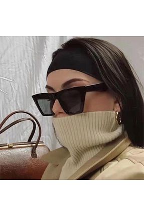 عینک آفتابی مشکی زنانه Cat Eye Köstebek - کد 737133255
