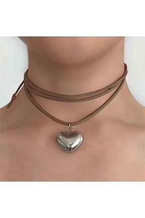 گردنبند جواهر زنانه روکش نقره Köstebek - کد 833123183