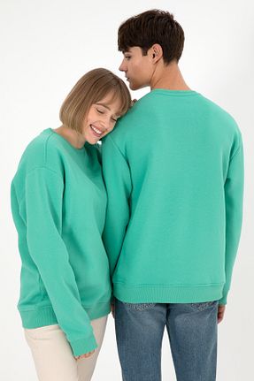 سوئیشرت فیروزه ای مردانه ساده U.S. Polo Assn. - کد 863550804