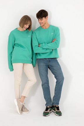 سوئیشرت فیروزه ای مردانه ساده U.S. Polo Assn. - کد 863550804