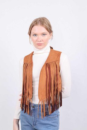 جلیقه قهوه ای زنانه رگولار Rays - کد 880116023