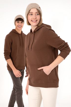 سوئیشرت قهوه ای مردانه ساده U.S. Polo Assn. - کد 853847984