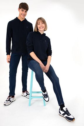 سوئیشرت سرمه ای مردانه ساده U.S. Polo Assn. - کد 859886507
