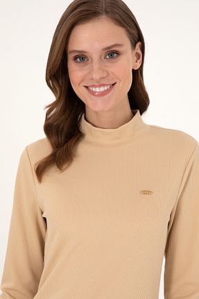 لباس بژ زنانه بافتنی U.S. Polo Assn. - کد 880152335