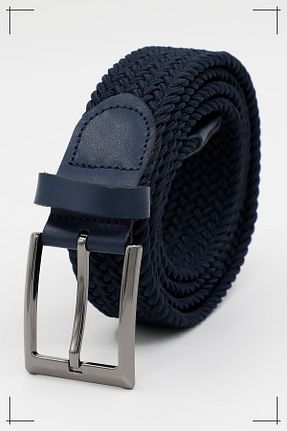 کمربند سرمه ای زنانه چرم مصنوعی Derimo Leather - کد 880173495