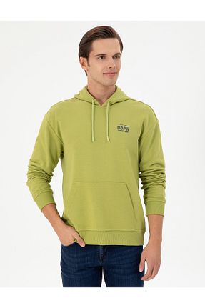 سوئیشرت سبز مردانه ساده U.S. Polo Assn. - کد 880166895