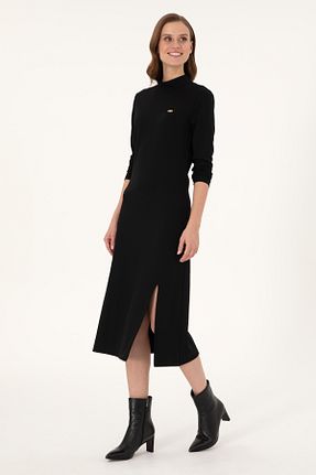 لباس مشکی زنانه بافتنی U.S. Polo Assn. - کد 880160440