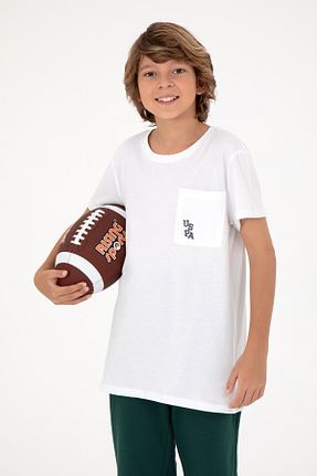 تیشرت سفید بچه گانه رگولار U.S. Polo Assn. - کد 862510428
