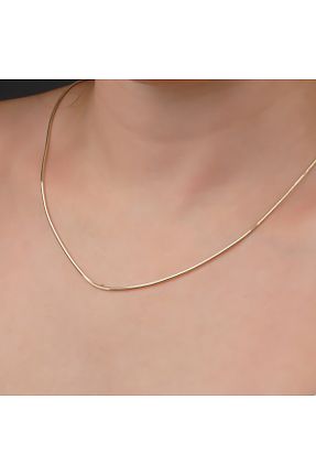 گردنبند طلا زرد زنانه 14 عیار Glorria - کد 851640525
