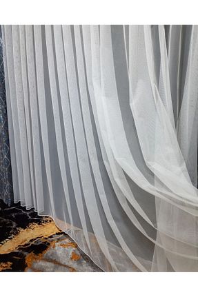 پرده توری سفید ریل دار Epay - کد 880190427
