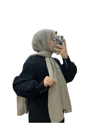 شال سبز زنانه پنبه ای Armine - کد 880195229