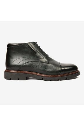بوت / نیم بوت مشکی مردانه چرم خالص Greyder - کد 884237364