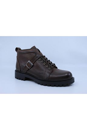 بوت / نیم بوت سبز مردانه چرم خالص Papuccu - کد 880204536