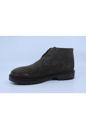 بوت / نیم بوت بژ مردانه چرم خالص Papuccu - کد 880204803