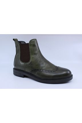 بوت / نیم بوت سبز مردانه پاشنه کوتاه (1 - 4 سانتی متر) Papuccu - کد 880205021