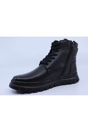 بوت / نیم بوت مشکی مردانه پاشنه کوتاه (1 - 4 سانتی متر) Papuccu - کد 880204944