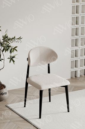 صندلی آشپزخانه بژ فلزی Avvio - کد 880202791
