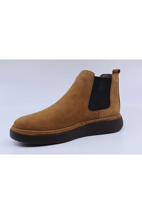 بوت / نیم بوت بژ مردانه نبوک Papuccu - کد 880204346