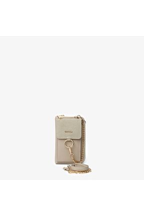 کیف دوشی بژ زنانه چرم مصنوعی Greyder - کد 880200393