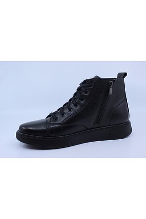 بوت / نیم بوت مشکی مردانه پاشنه کوتاه (1 - 4 سانتی متر) Papuccu - کد 880204652