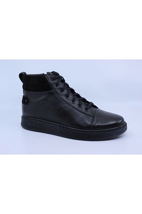 بوت / نیم بوت مشکی مردانه پاشنه کوتاه (1 - 4 سانتی متر) Papuccu - کد 880204915