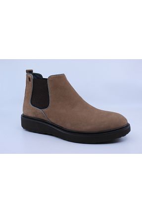 بوت / نیم بوت بژ مردانه نبوک Papuccu - کد 880205112