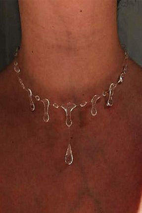 گردنبند جواهر نارنجی زنانه Pointmod - کد 866156440