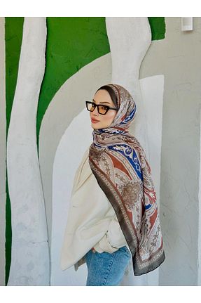 شال رنگی زنانه پنبه ای Oxygen Scarfs - کد 880209249