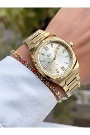ساعت مچی طلائی زنانه 34 میلی متر Ferrucci - کد 836334366