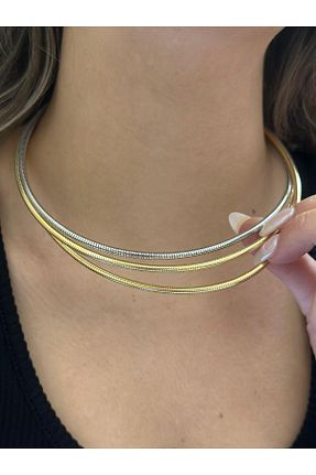 گردنبند استیل ( فولاد ) رنگی زنانه استیل (فولاد) MyladyAccessoriess - کد 880235436