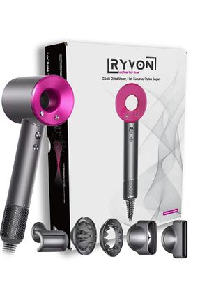 سشوار صورتی دارد RYVON - کد 872498455