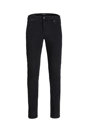 شلوار جین مشکی مردانه پاچه لوله تفنگی Jack & Jones - کد 739924377