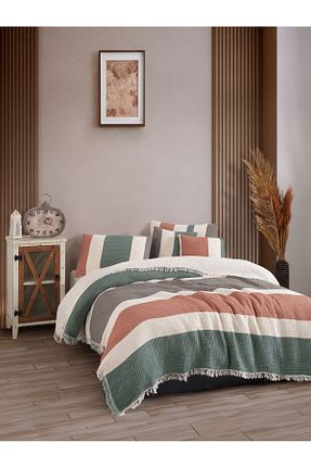 روتختی دونفره طلائی پنبه ای luxtex - کد 799350146