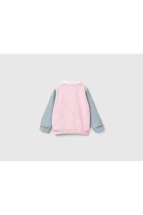 سوئیشرت سفید بچه گانه چاپی United Colors of Benetton - کد 849110567